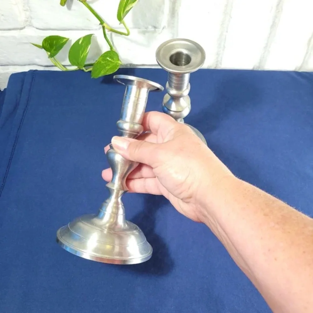 Woodbury Pewter 7 inch Candlesticks